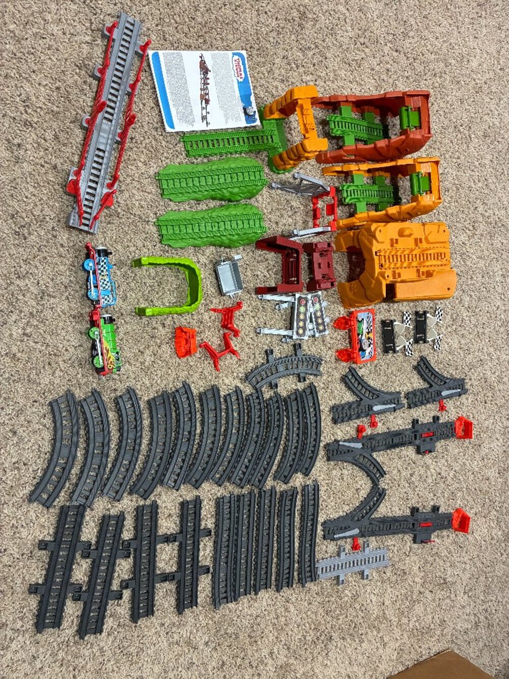 Thomas & Percy Cargo Race Train Set - Not Complete